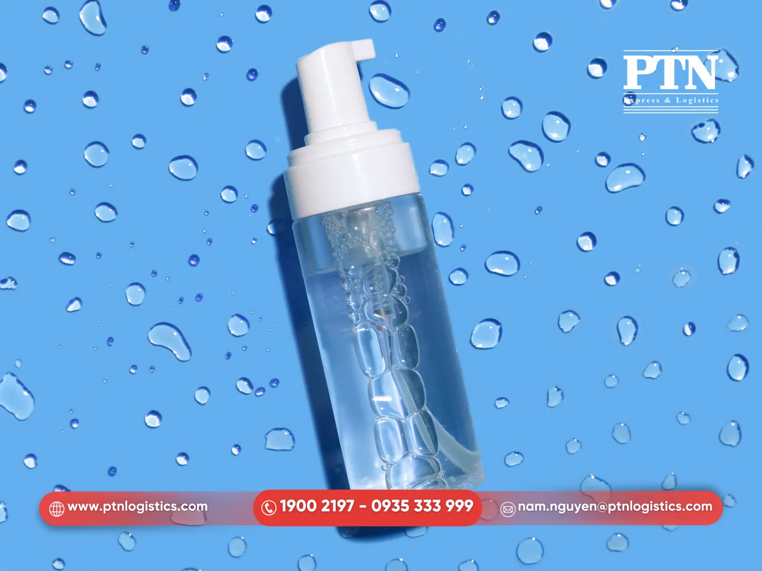 Vận chuyển mỹ phẩm dạng chai dung dịch