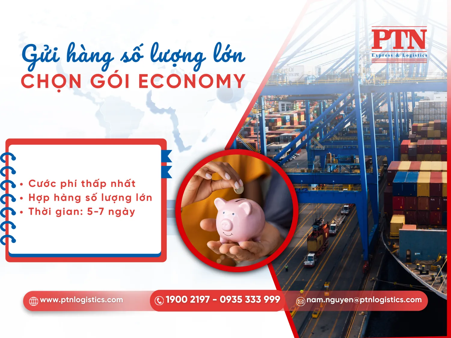 Vận chuyển tiết kiệm thực phẩm đi nước ngoài