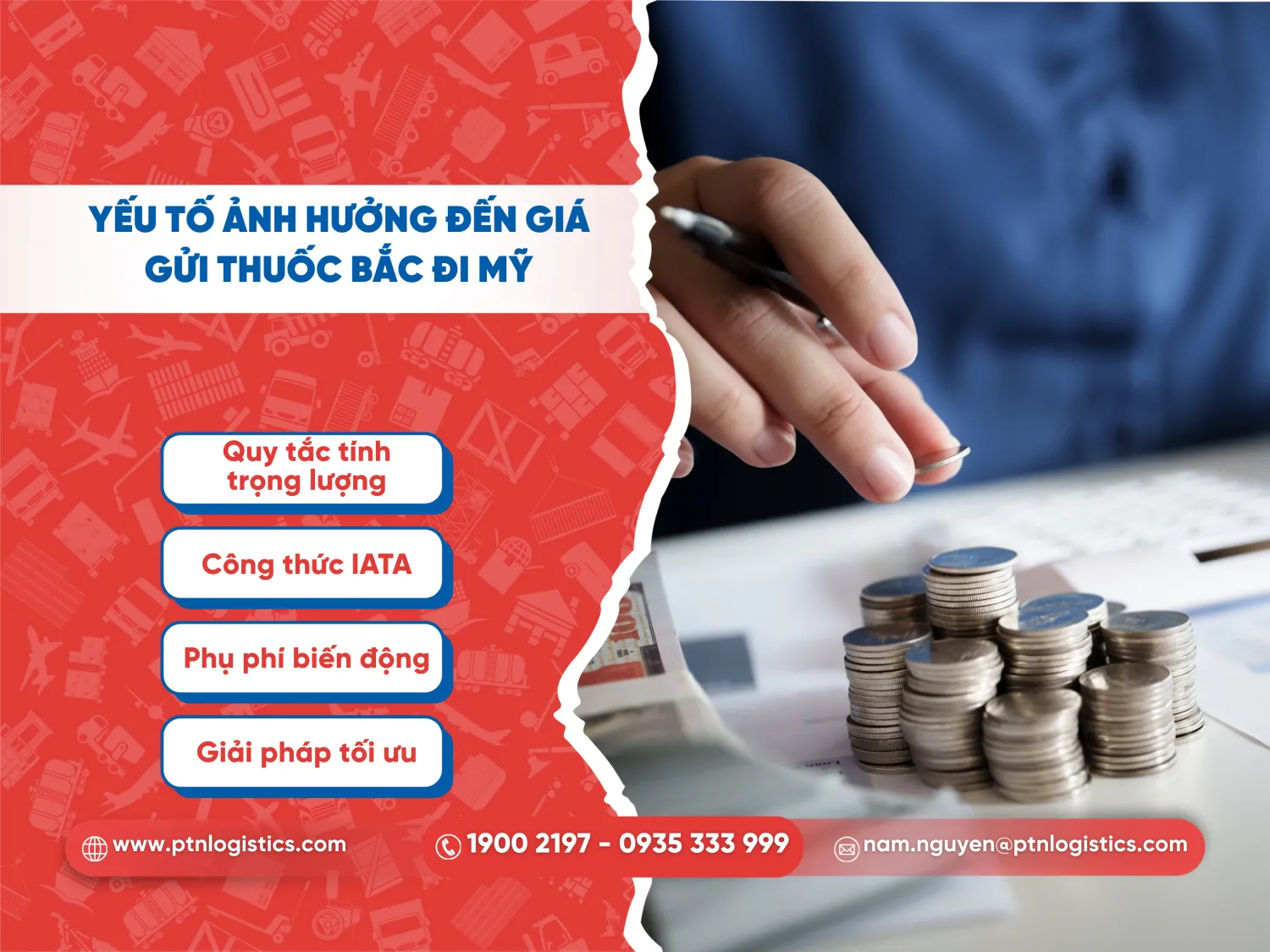 Yếu tố ảnh hưởng đến giá gửi thuốc bắc đi Mỹ