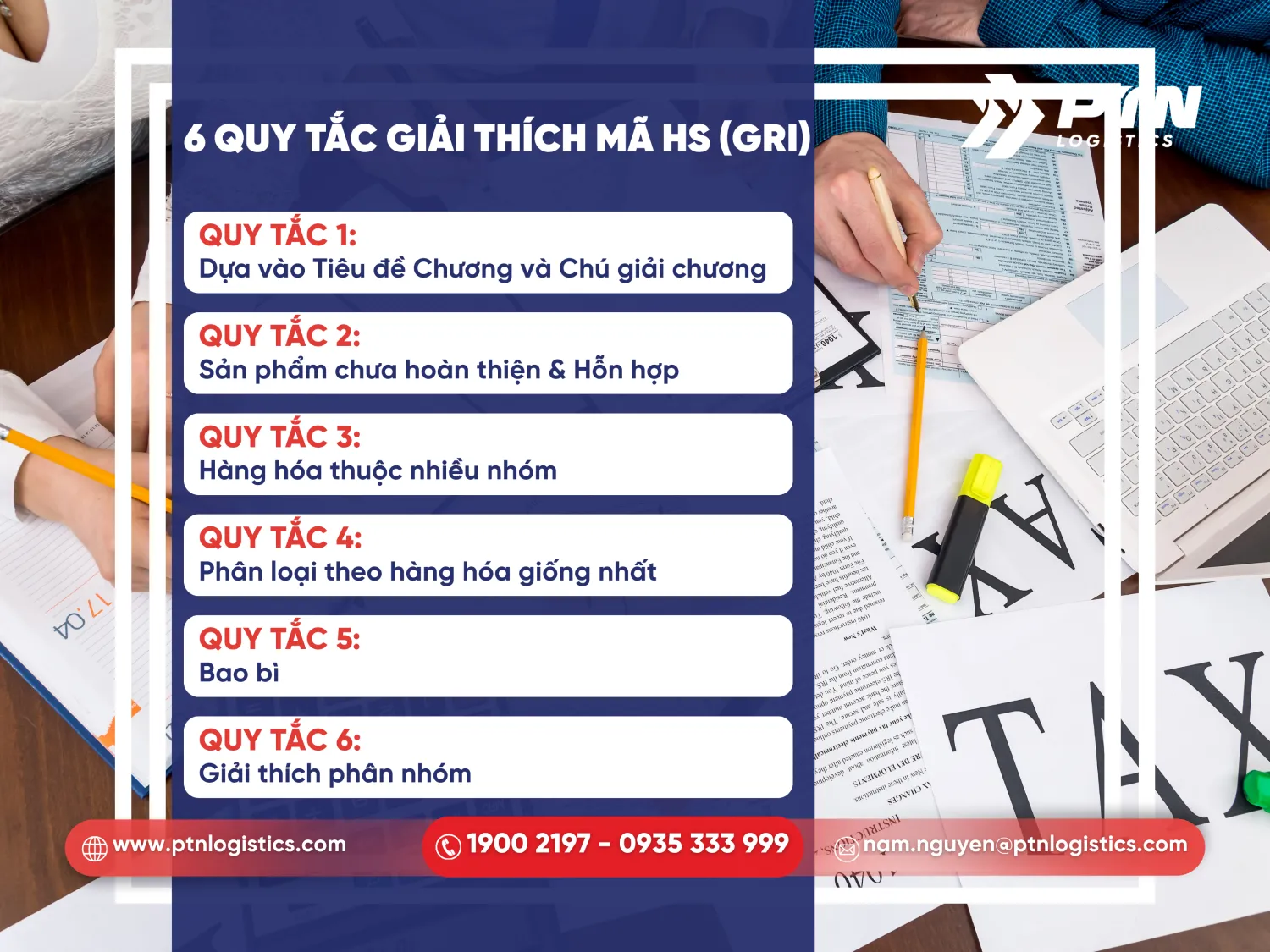 6 quy tắc giải thích mã HS