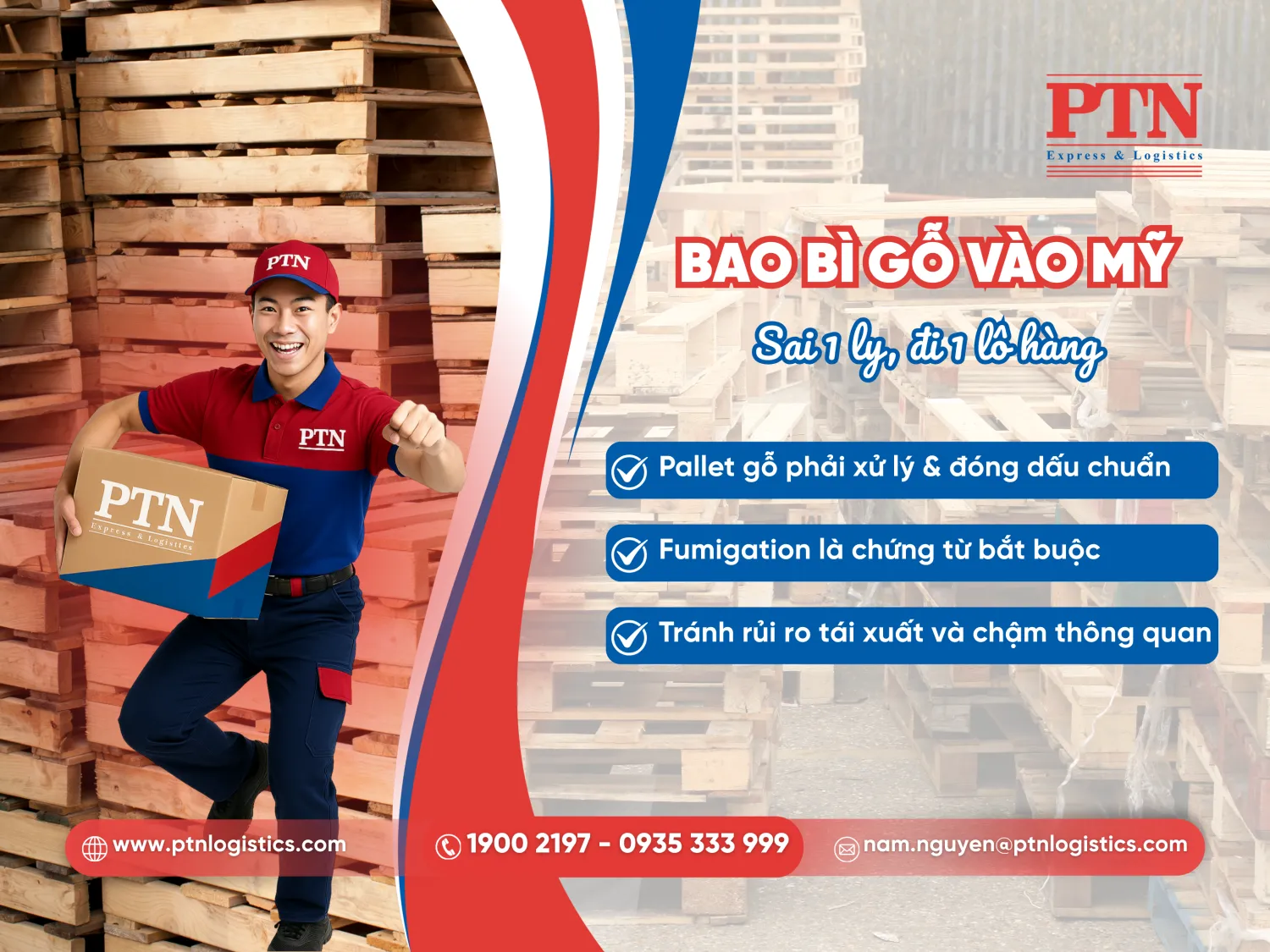 Bao bì gỗ vào Mỹ