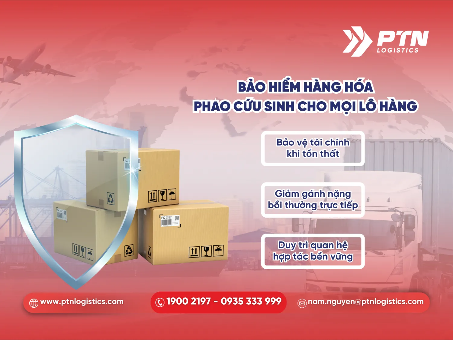Bảo hiểm hàng hóa là phao cứu sinh cho mọi lô hàng