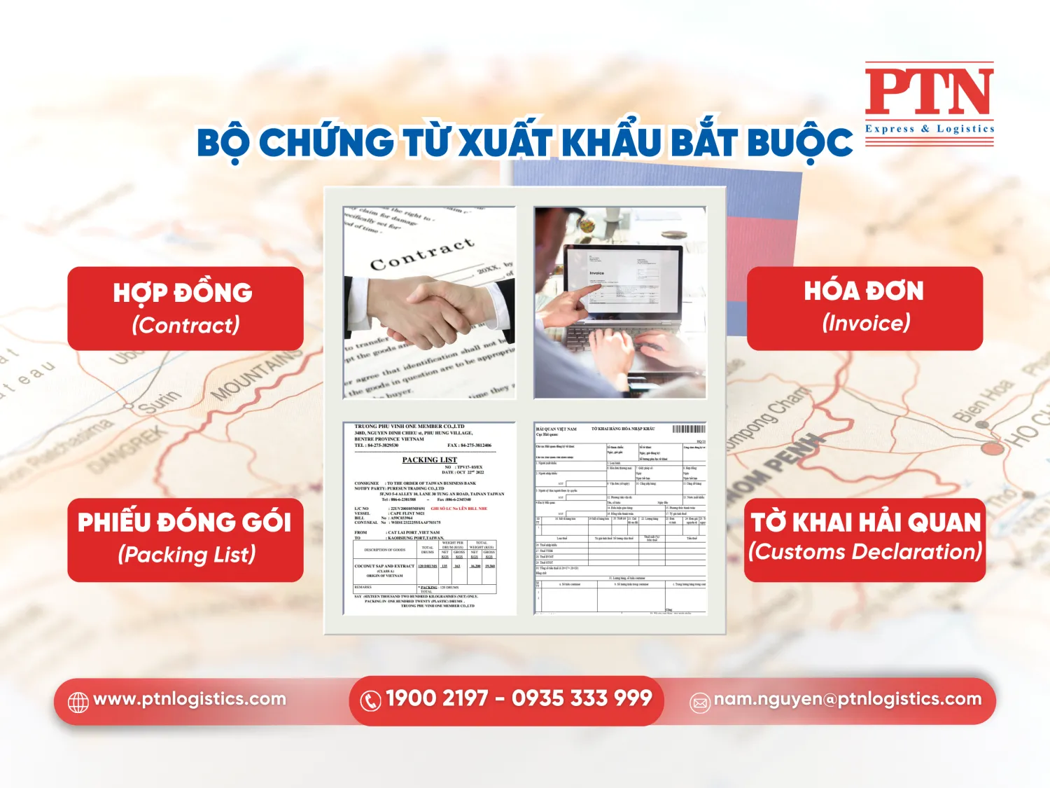 Bộ chứng từ xuất khẩu bắt buộc
