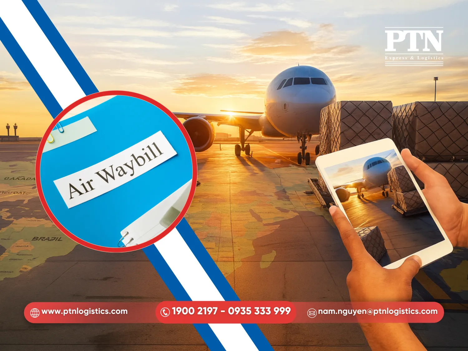 Bưu phẩm được vận hành qua hệ thống băng chuyền tự động và quản lý bằng Airway bill