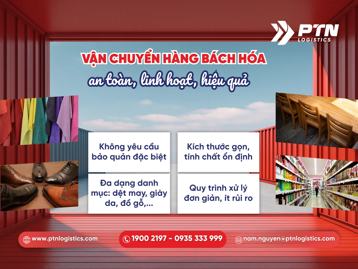 Các đặc điểm nhận diện hàng bách hóa