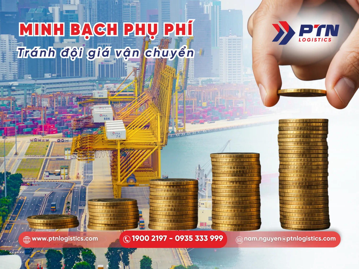 Các loại phụ phí cước biển