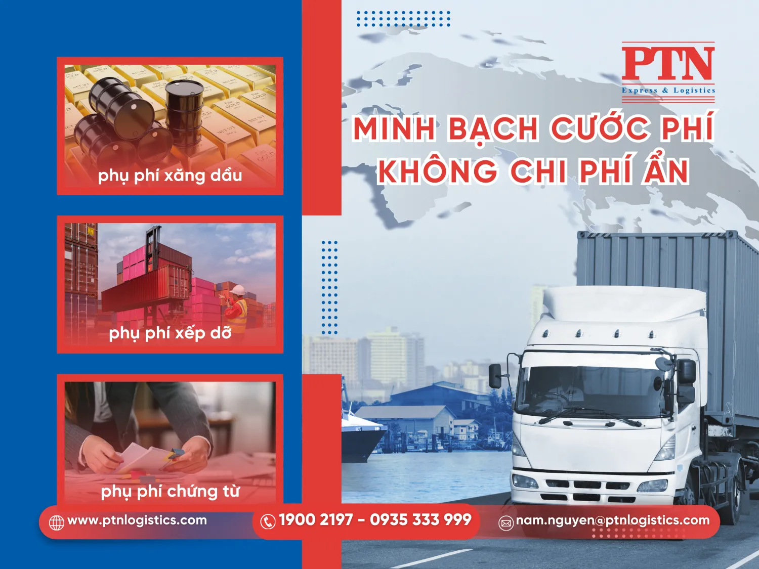Các loại phụ phí thường gặp