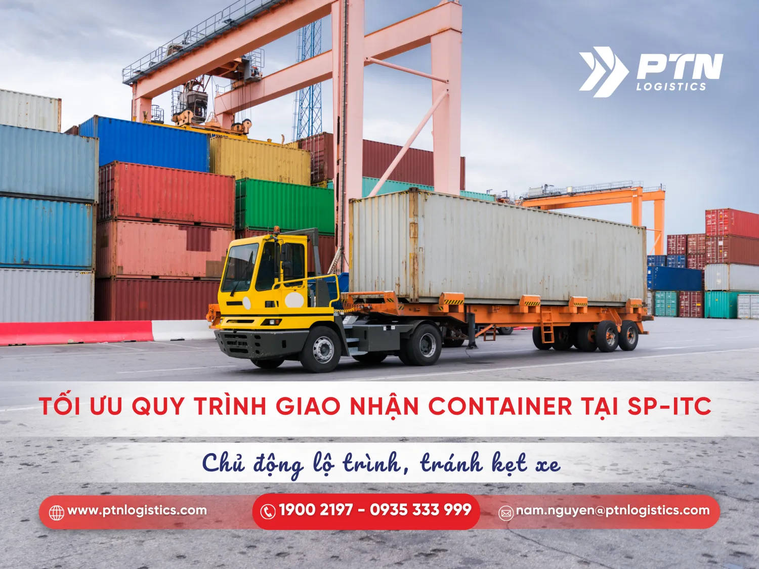 Các lưu ý khi điều phối xe container