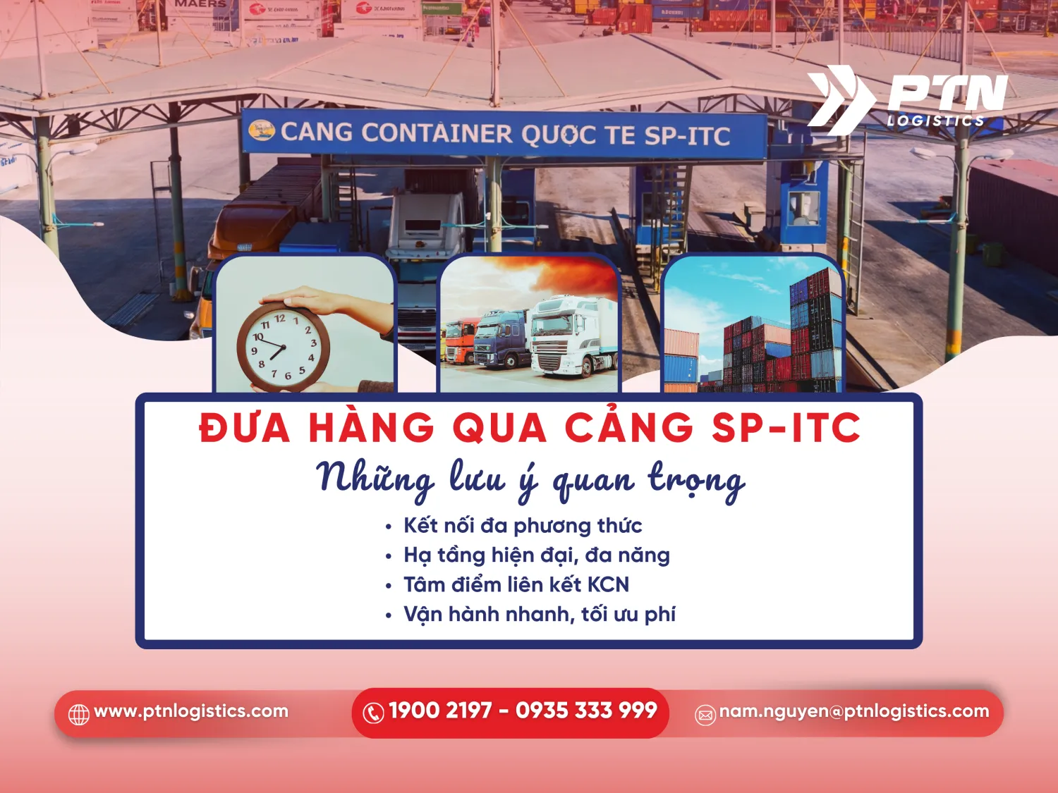 Các lưu ý quan trọng khi đưa hàng qua cảng spitc