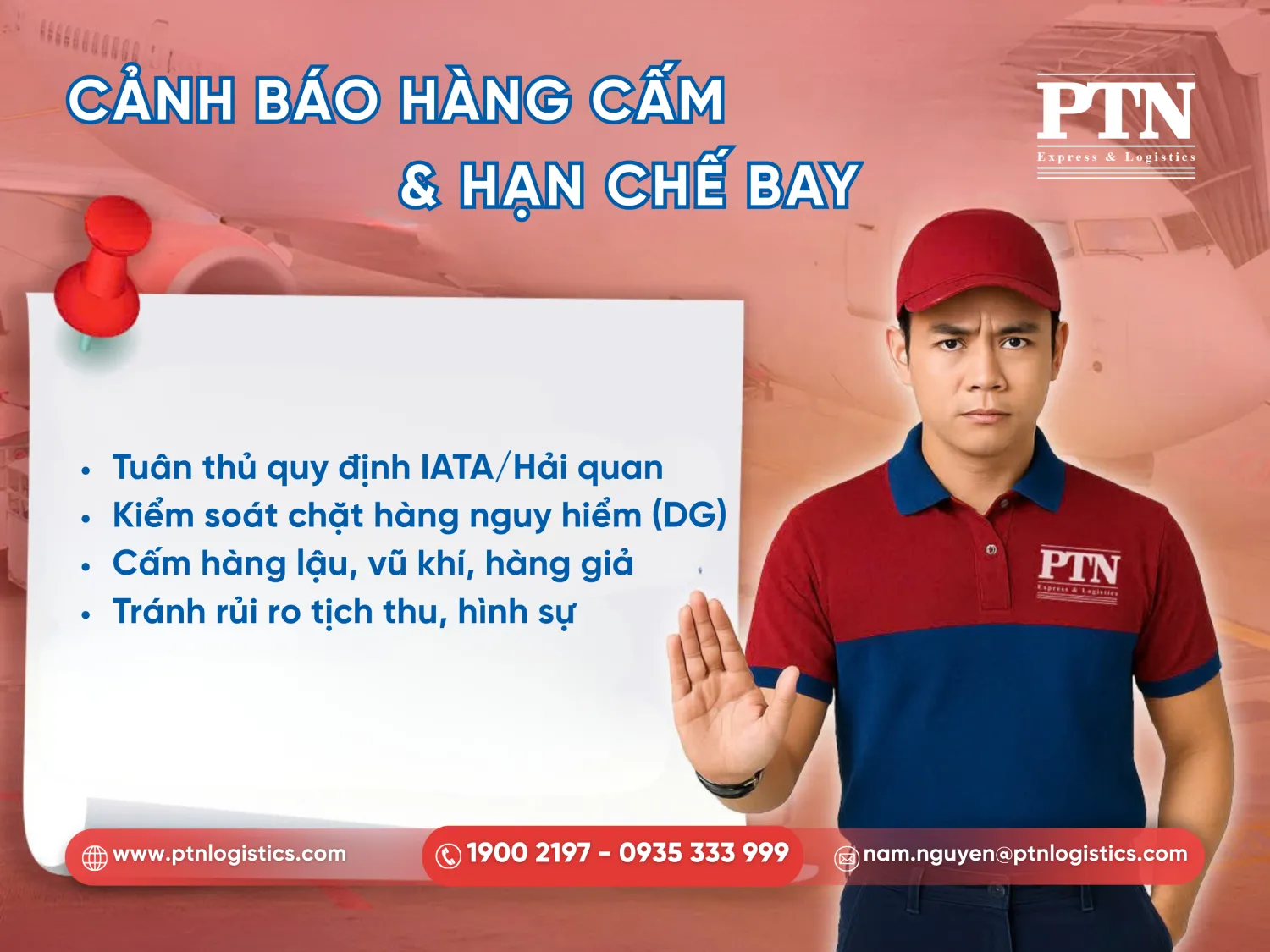 Các mặt hàng cấm vận chuyển theo qyt định