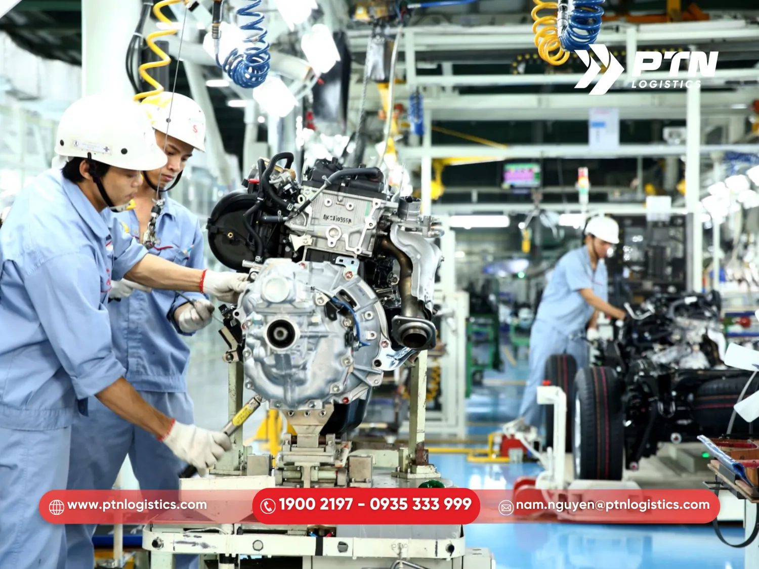 Các mặt hàng là máy móc thiết bị linh kiện