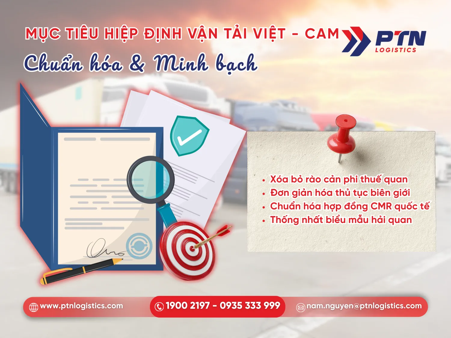 Các mục tiêu của hiệp định