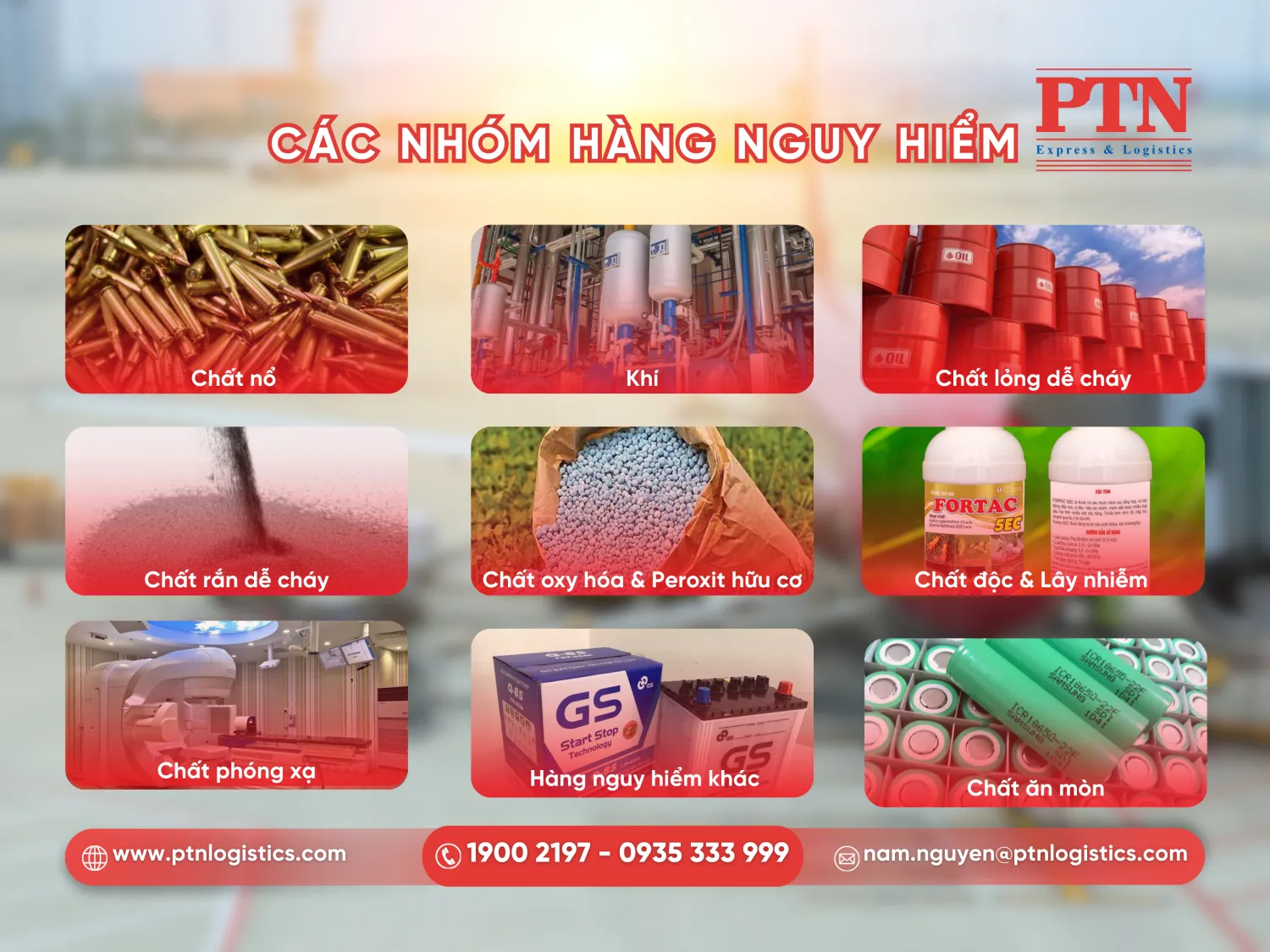 Các nhóm hàng nguy hiểm