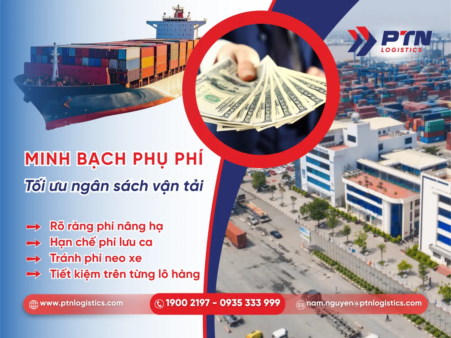 Các phụ phí cần lưu ý khi kéo container từ Cát Lái về kho