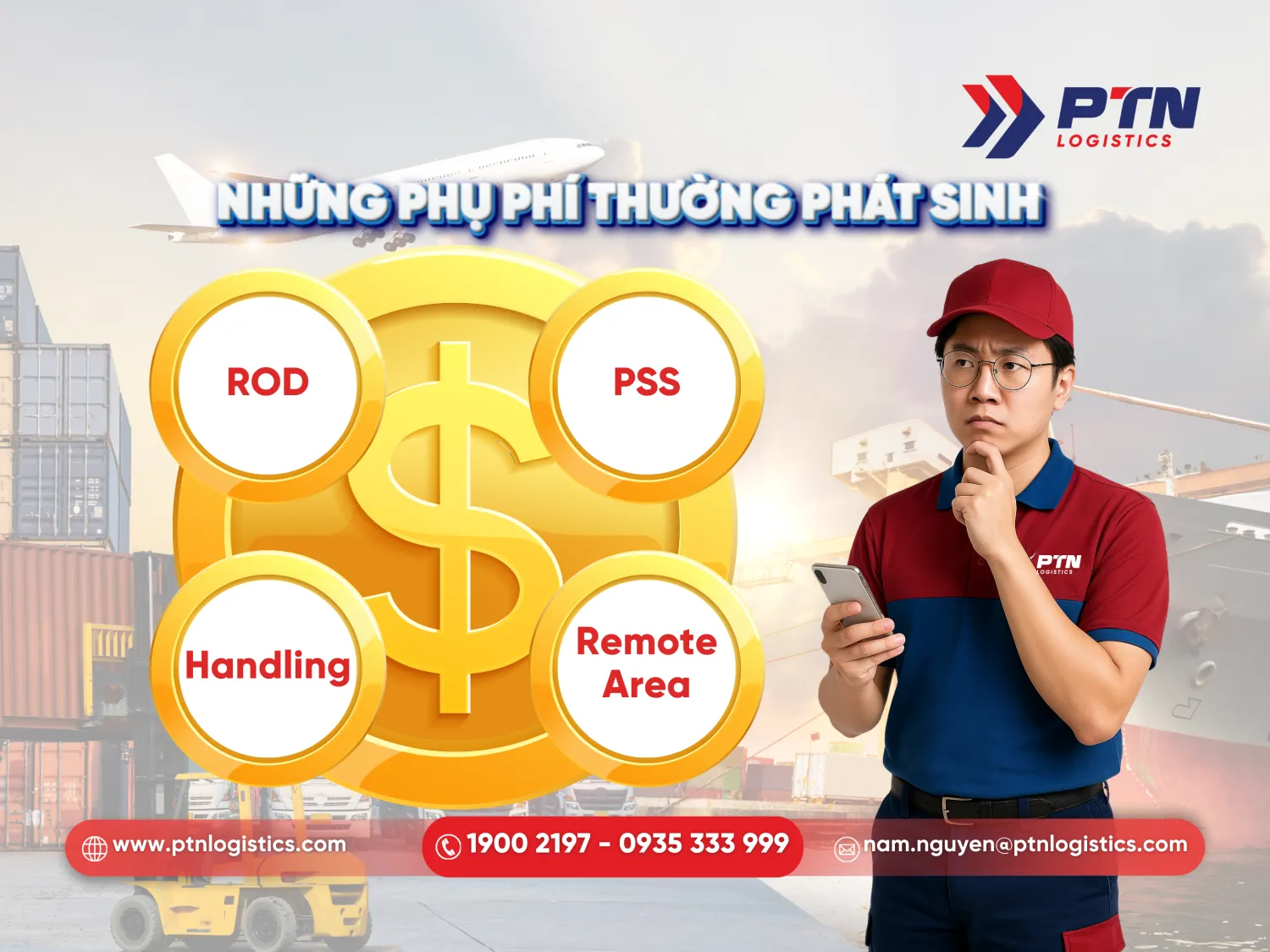 Các phụ phí thường phát sinh