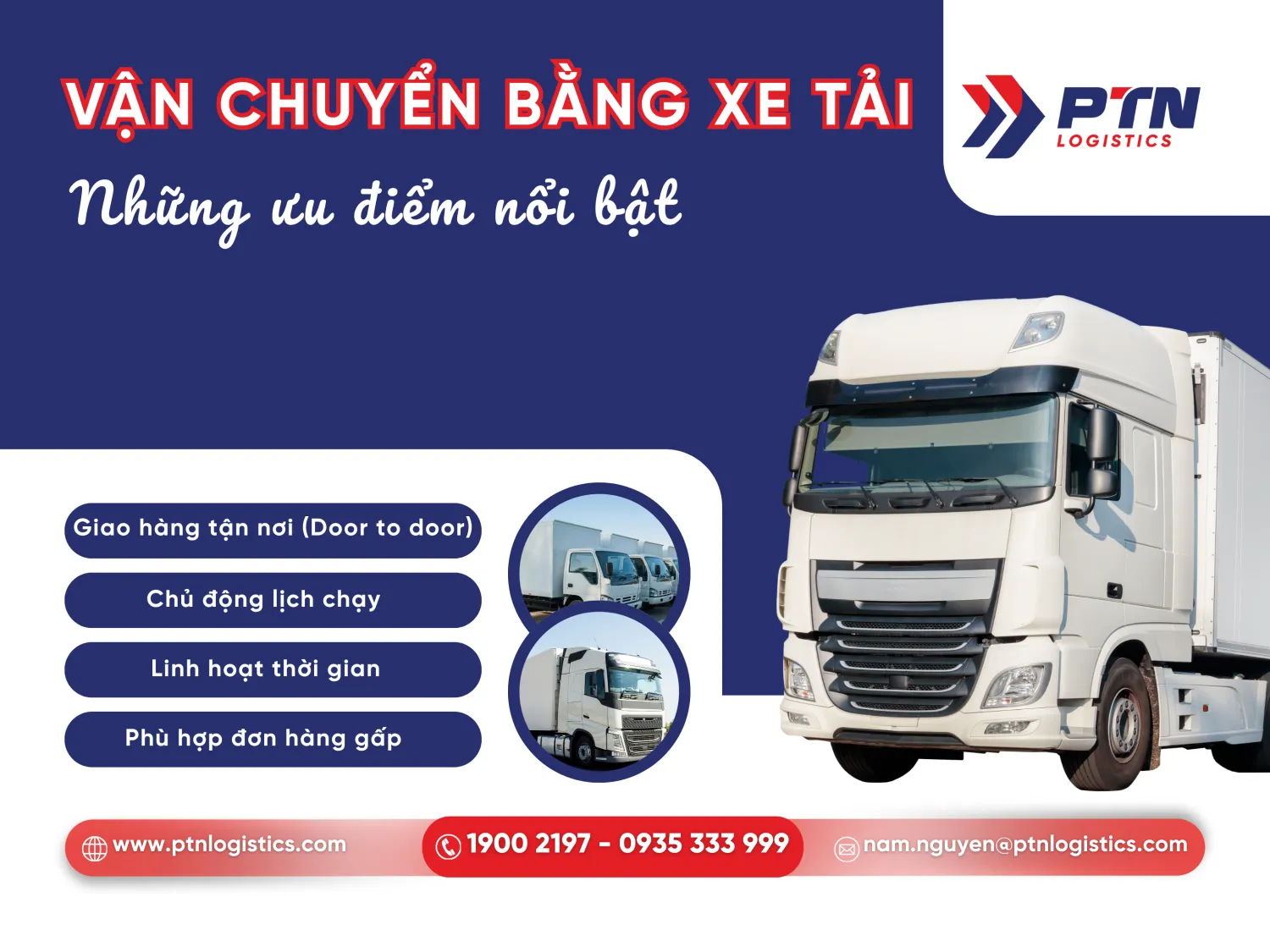 Các ưu và nhược điểm của vận chuyển bằng xe tải