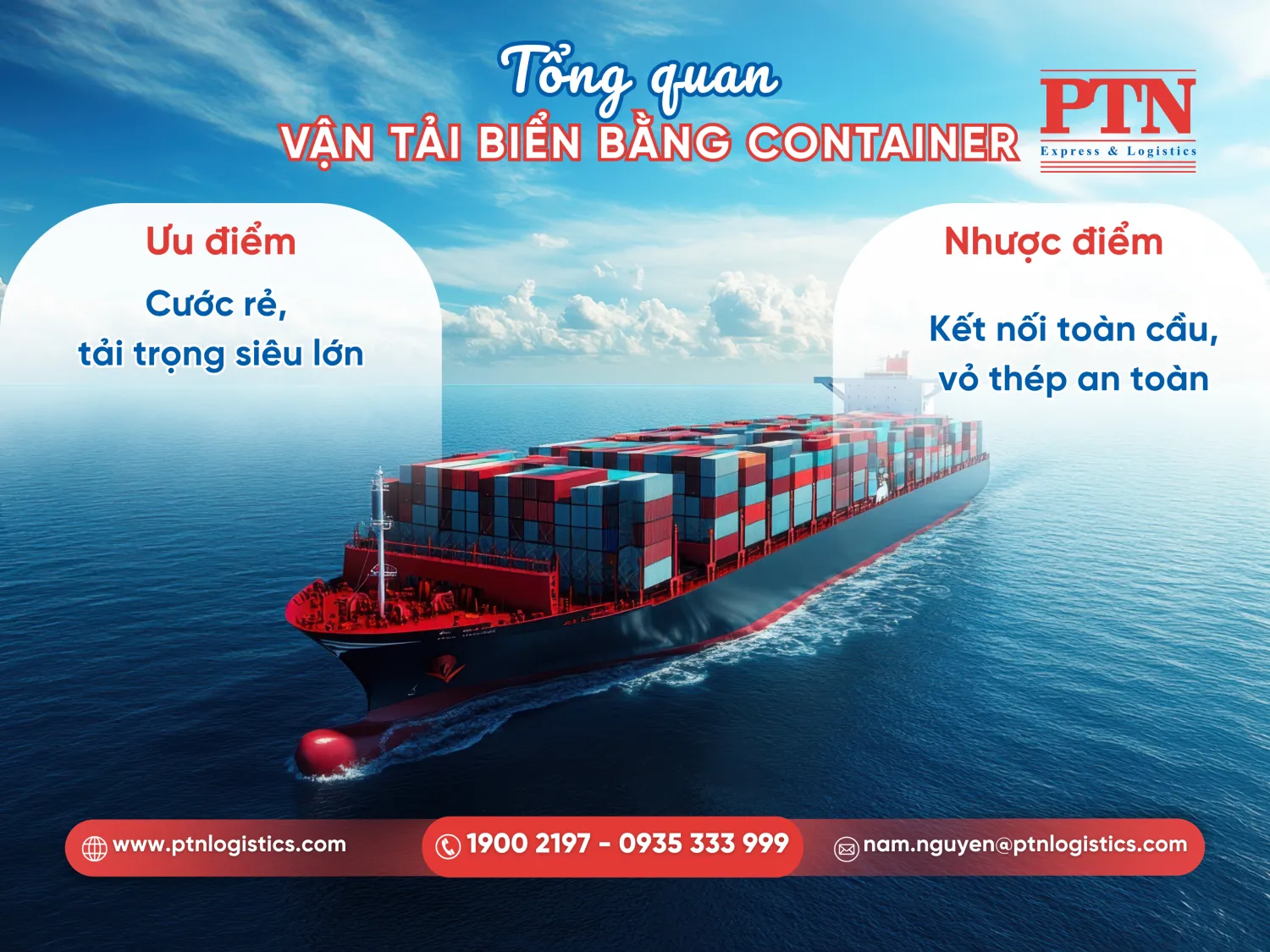 Các ưu và nhược điểm khi vận chuyển đường biển bằng container