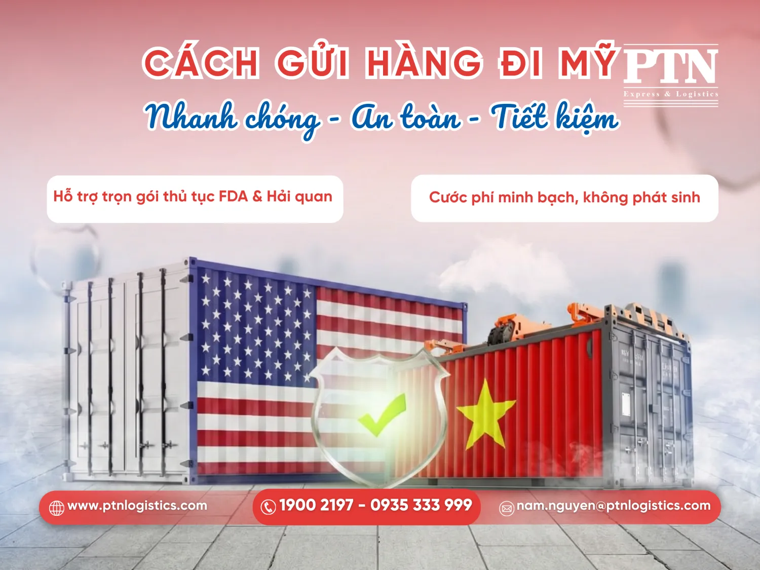 Cách gửi hàng đi Mỹ