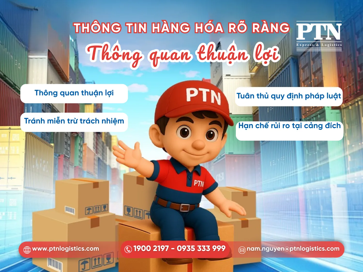 Cần đảm bảo thông tin hàng hóa rõ ràng và chính xác