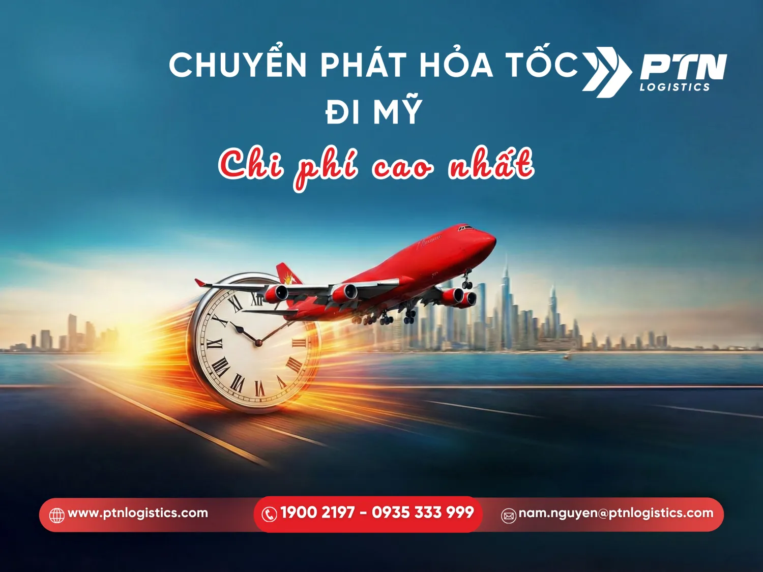 Chi phí chuyển phát nhanh hỏa tốc