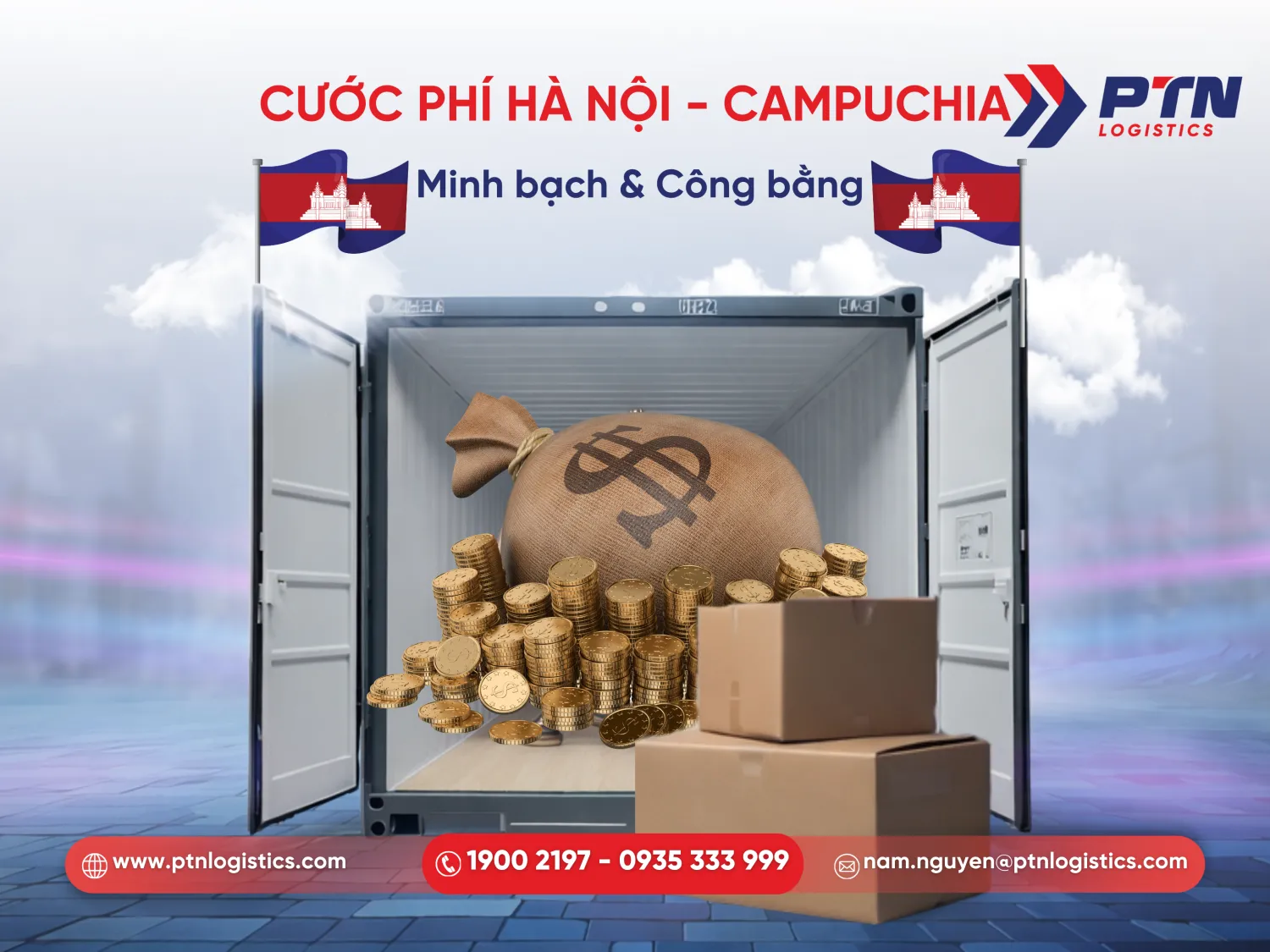 Chi phí gửi hàng từ Hà Nội đi Cam