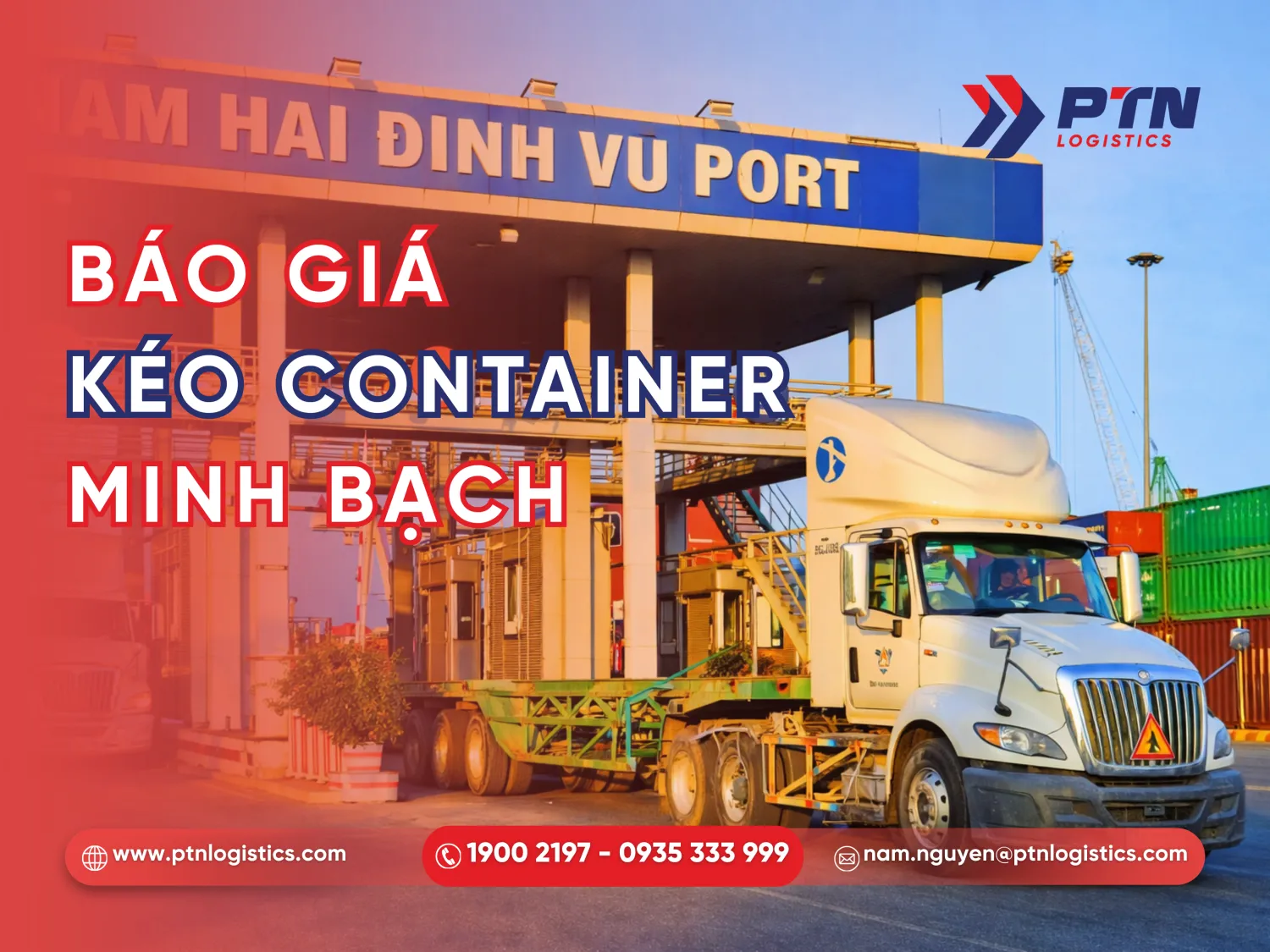 Chi phí kéo container cảng Đình Vũ