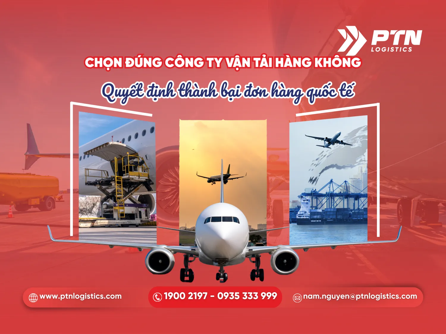 Chọn đúng công ty vận tải hàng không