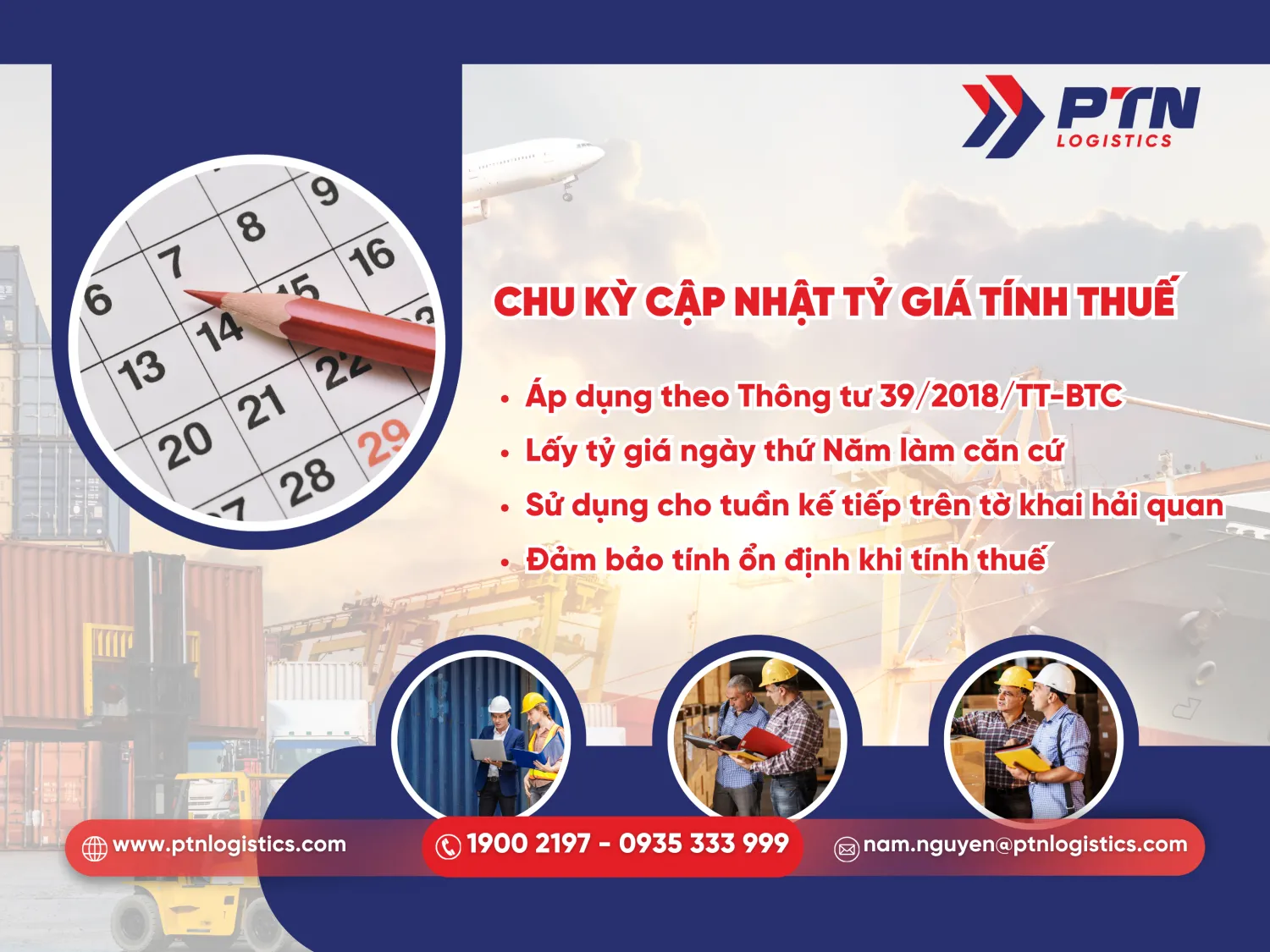 Chu kỳ cập nhật tỷ giá tính thuế cần nắm rõ