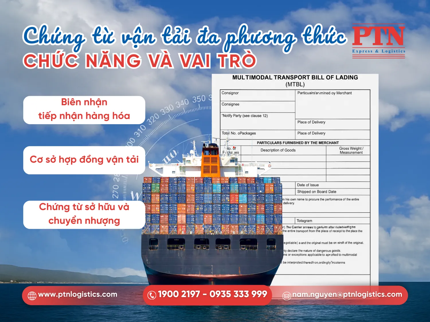 Chức năng và vai trò của chứng từ trong logistics