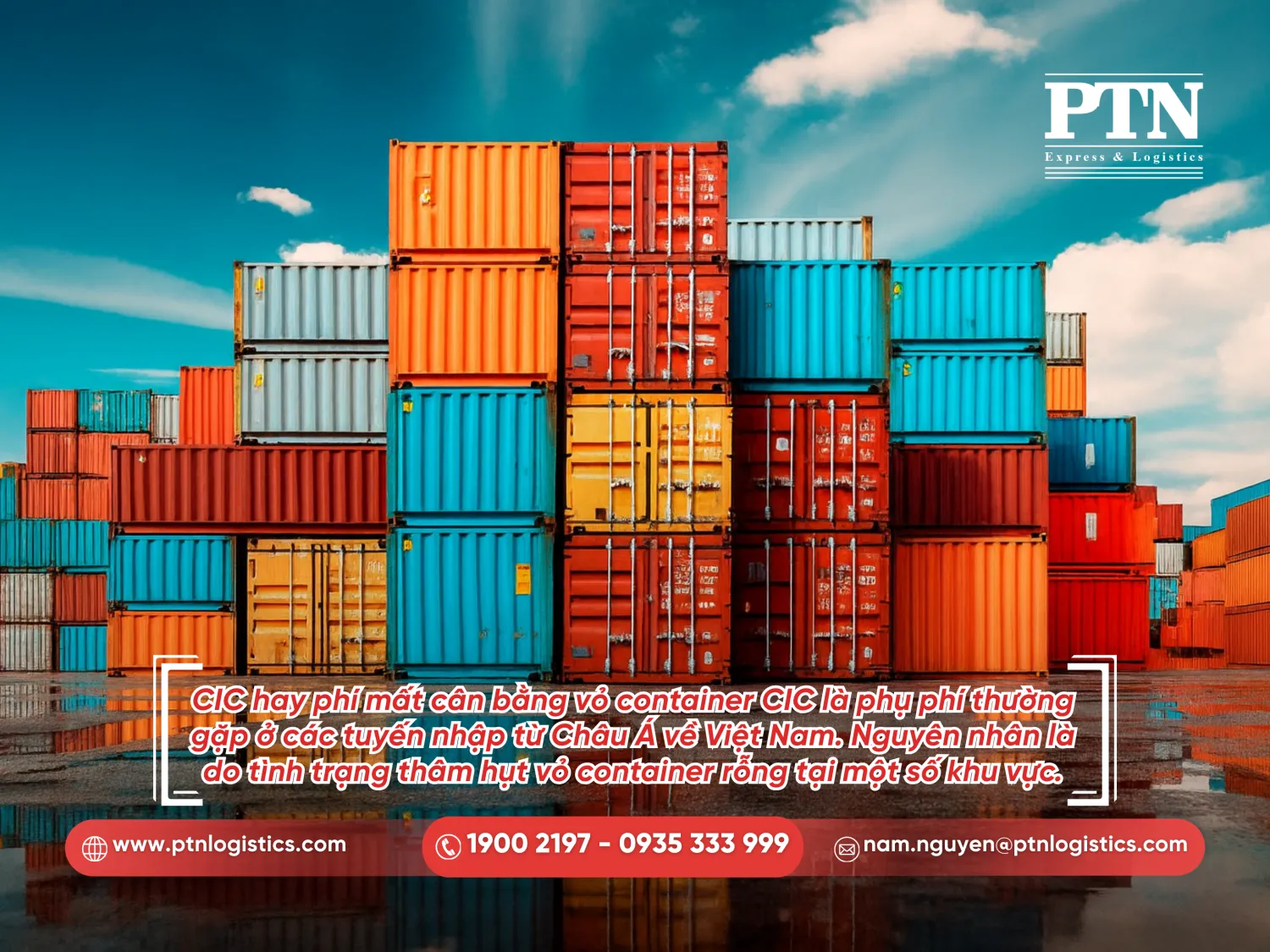 CIC - Phí mất cân bằng vỏ container