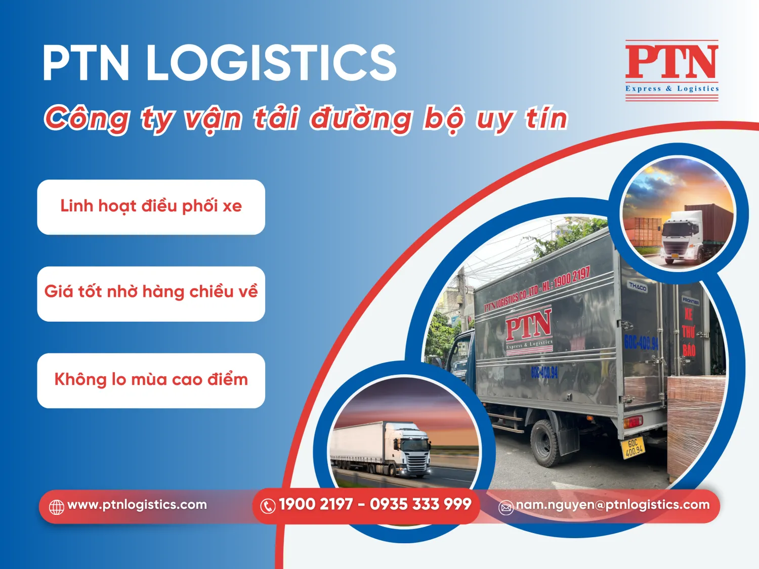 Công ty vận tải đường bộ uy tín