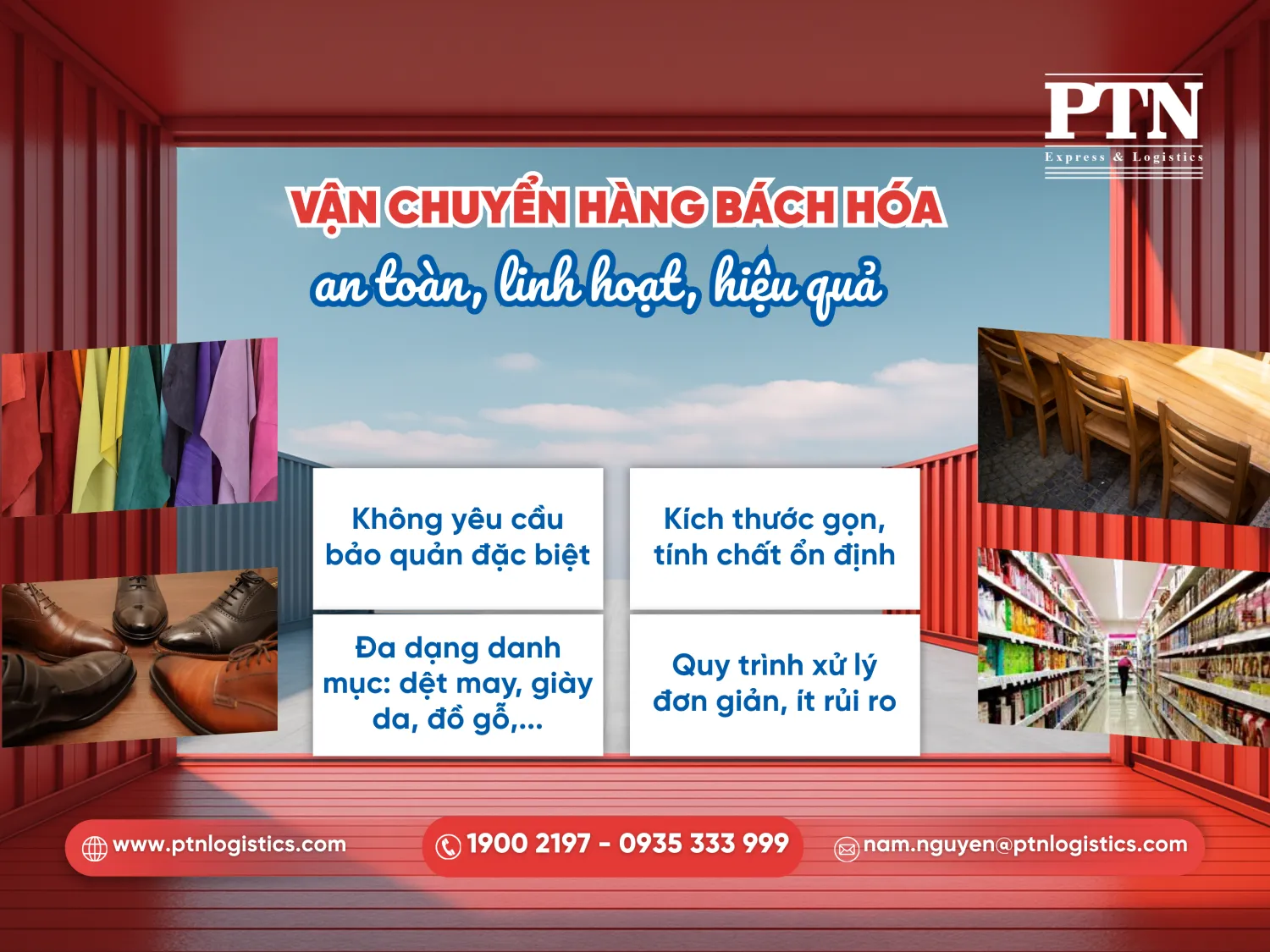 Đặc điểm nhận diện hàng bách hóa