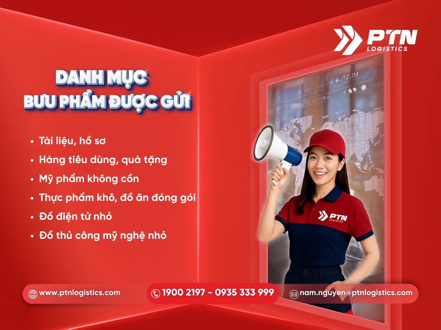 Danh mục bưu phẩm được phép gửi từ Mỹ