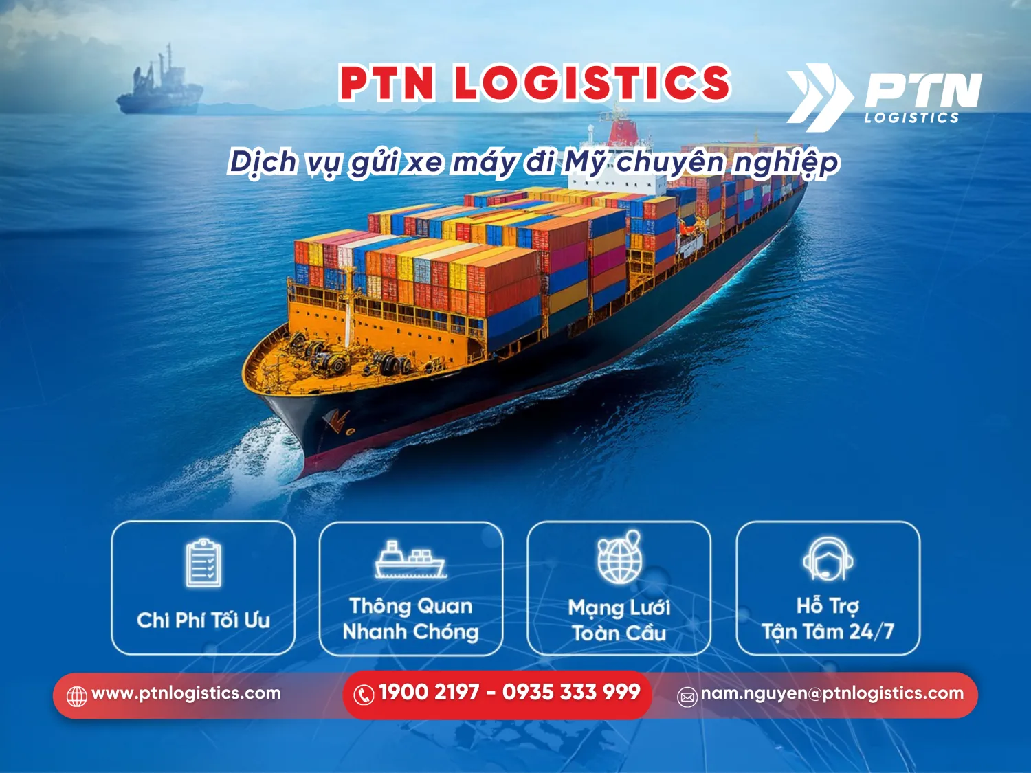 Dịch vụ chuyên nghiệp tại PTN Logistics