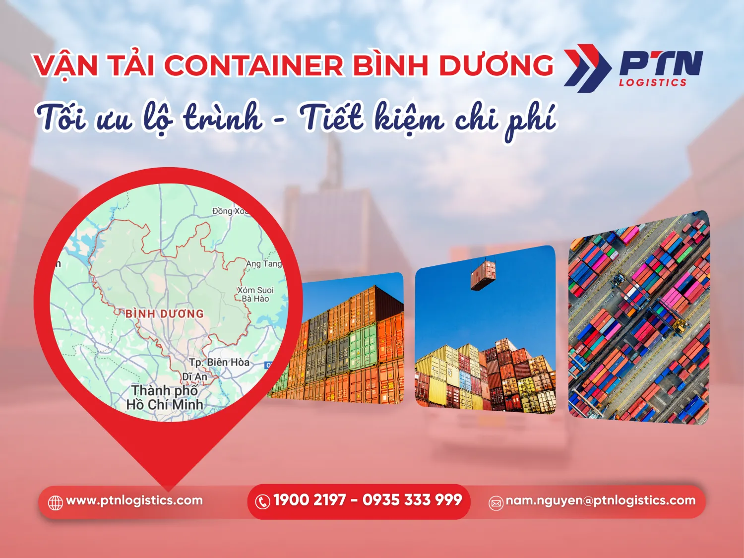 Dịch vụ container Bình Dương
