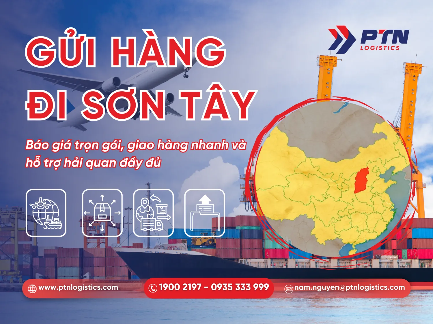 Dịch vụ gửi hàng đi Sơn Tây