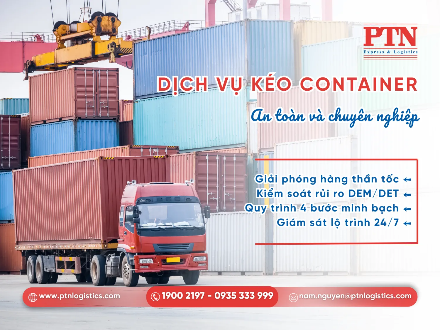 Dịch vụ kéo container