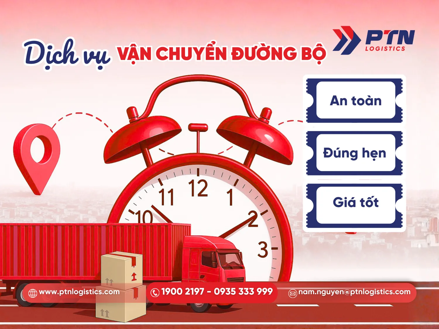 Dịch vụ vận chuyển đường bộ