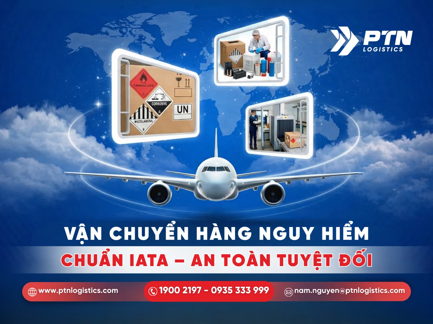 Dịch vụ vận chuyển hàng nguy hiểm bằng đường hàng không