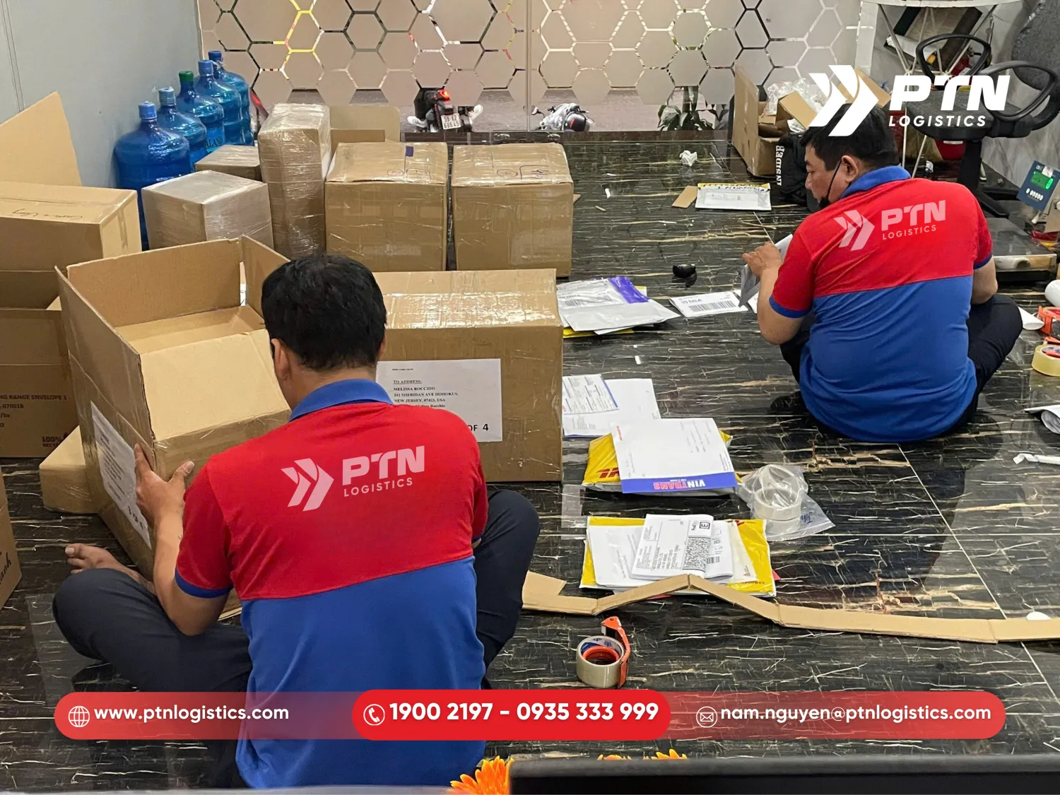 Dịch vụ vận tải đường bộ  chuyên nghiệp tại PTN Logistics