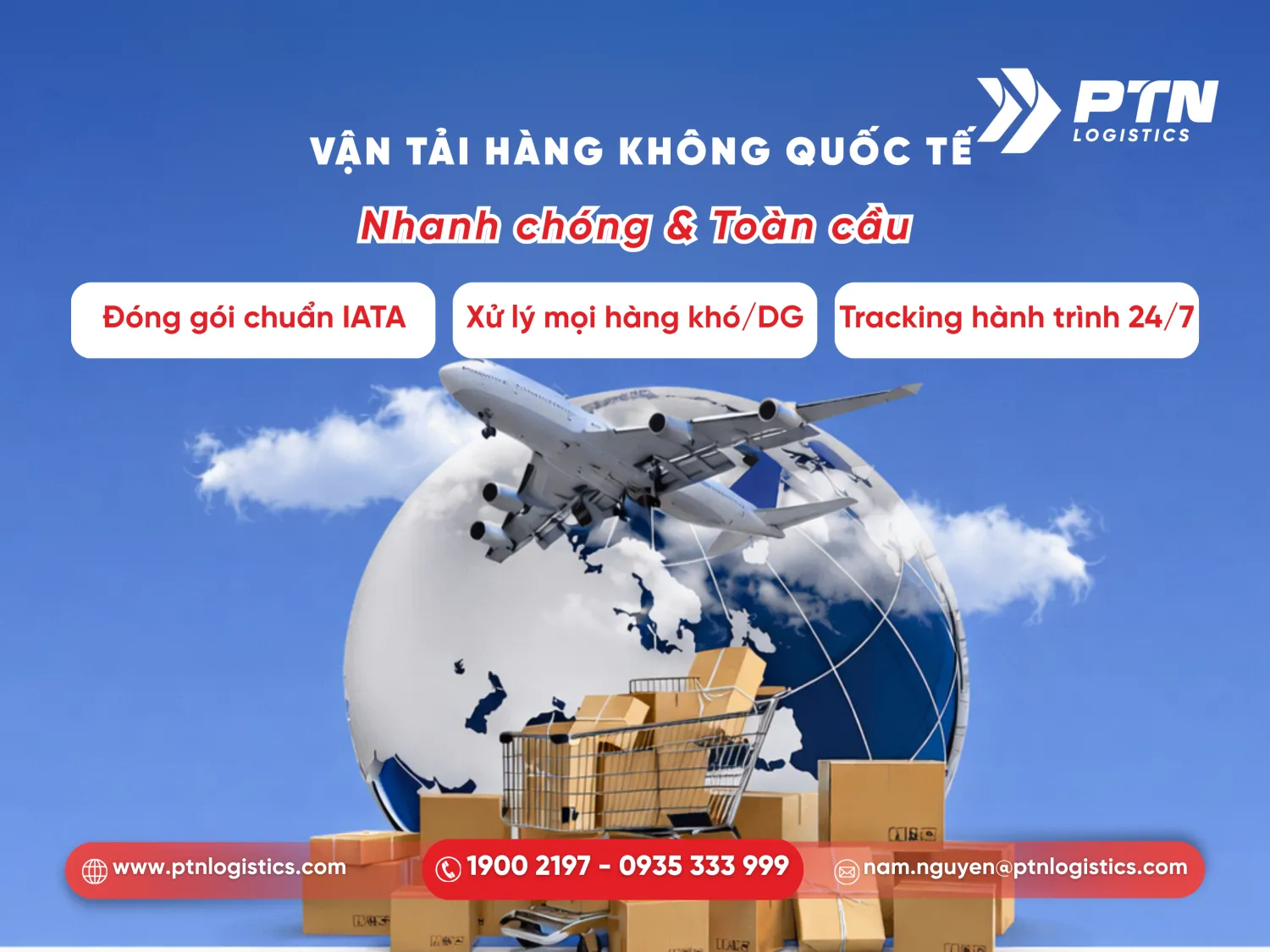 Dịch vụ vận tải hàng không quốc tế