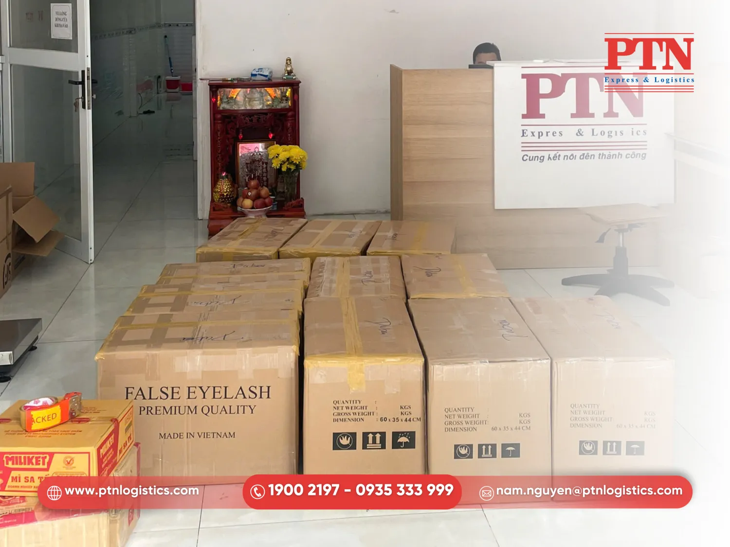 Dịch vụ vận tải hàng không uy tín tại PTN