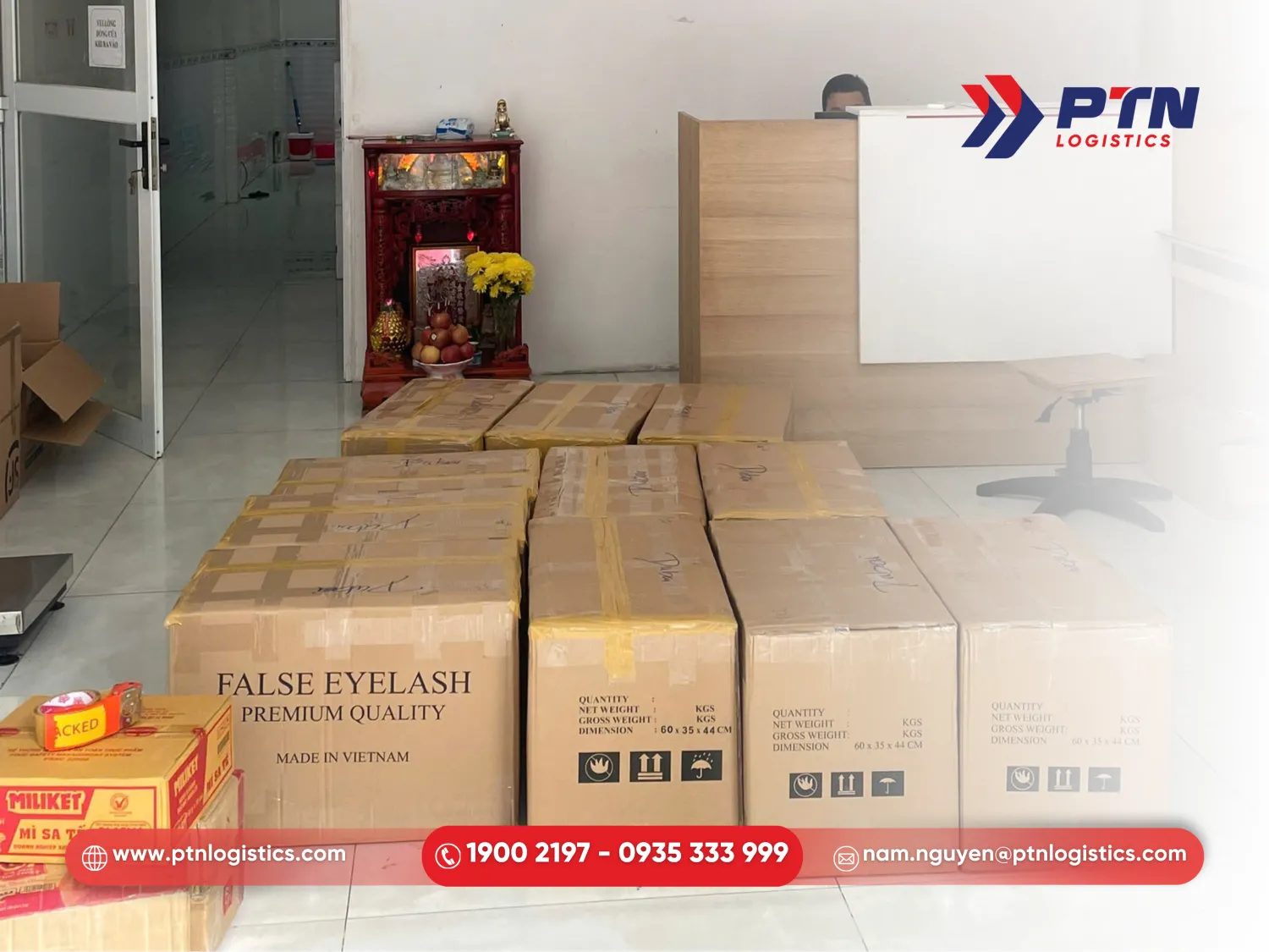 Dịch vụ vận tải hàng không uy tín tại PTN Logistics