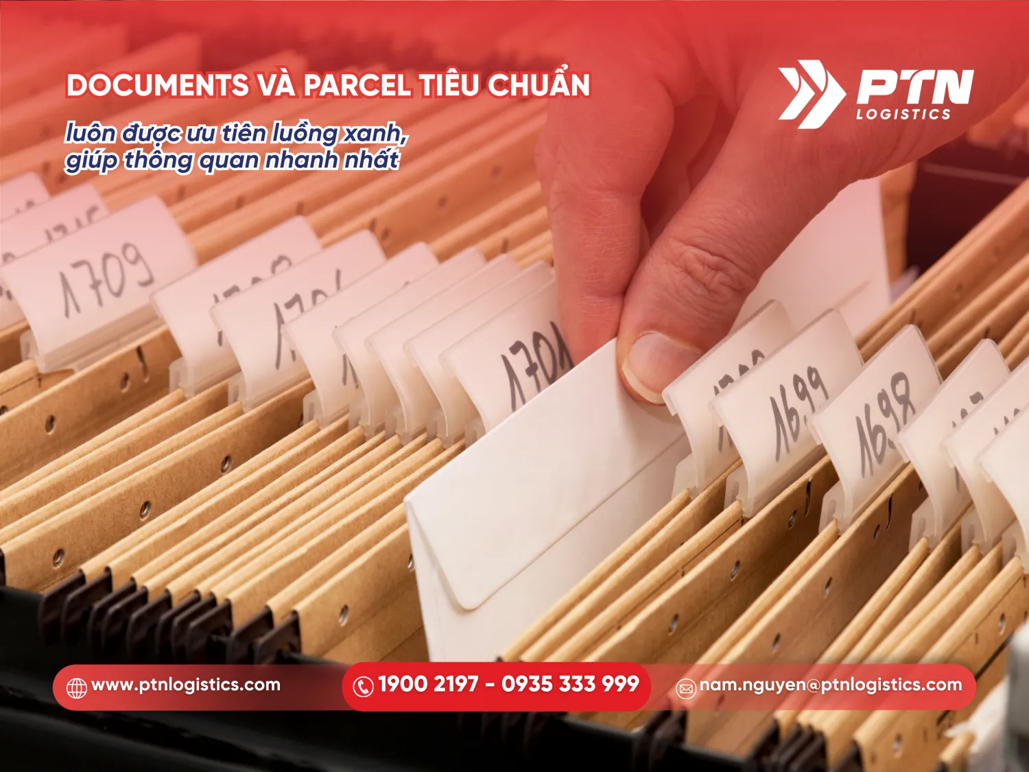 Document và parcel tiêu chuẩn luôn được ưu tiên luồng xanh