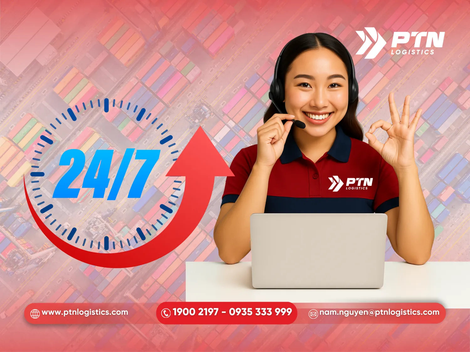 Đội ngũ chuyên viên của PTN chăm sóc khách hàng 24/7