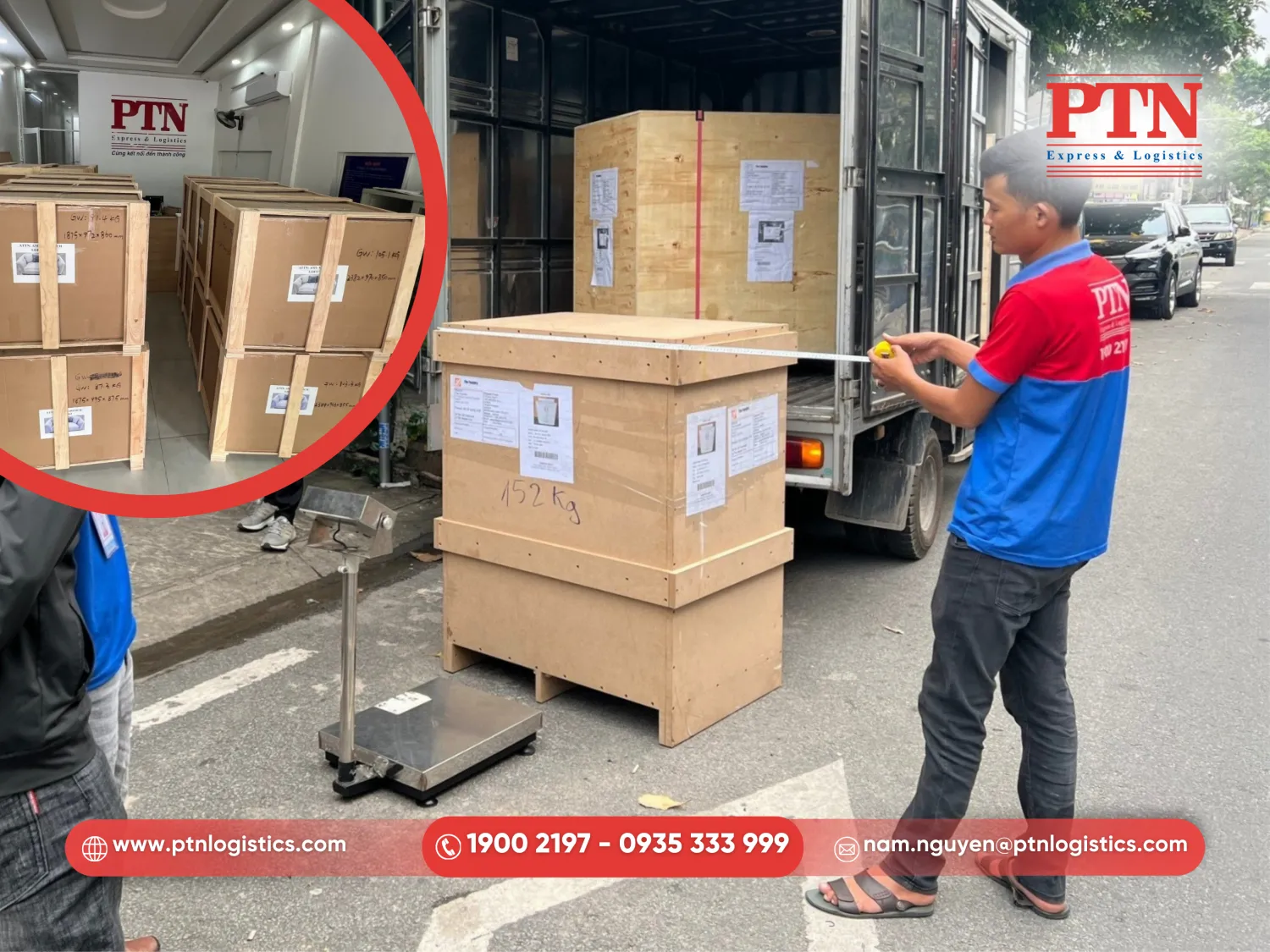 Đóng gói cân đo theo tiêu chuẩn AITA