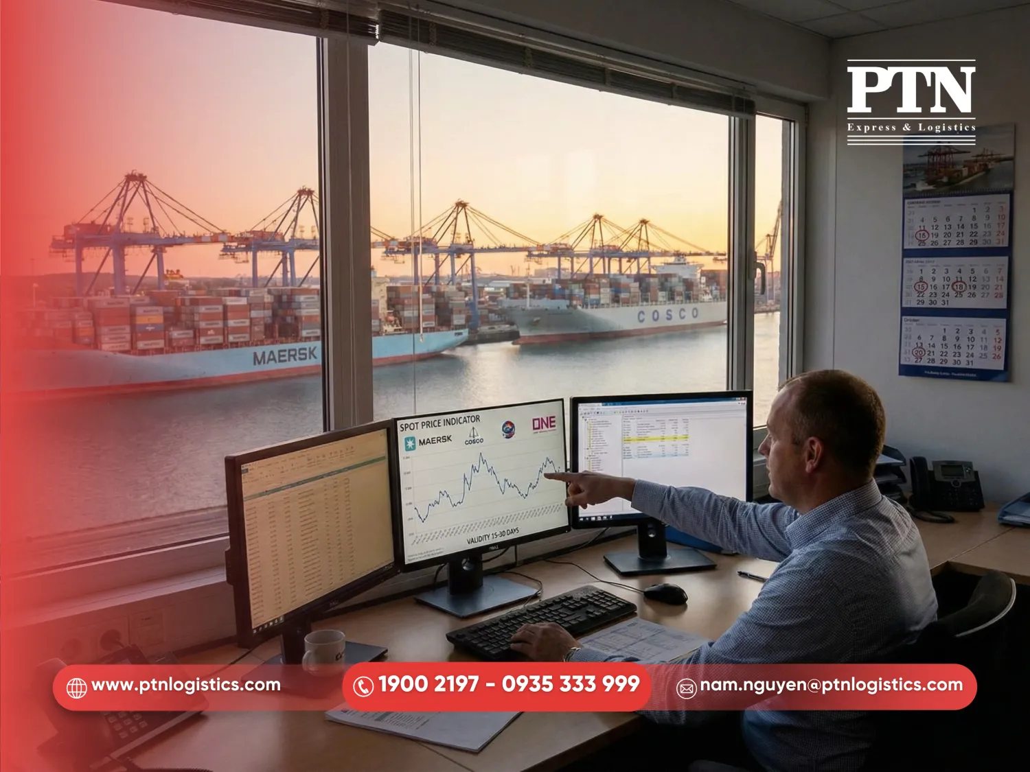 Giá cước theo từng hãng tàu