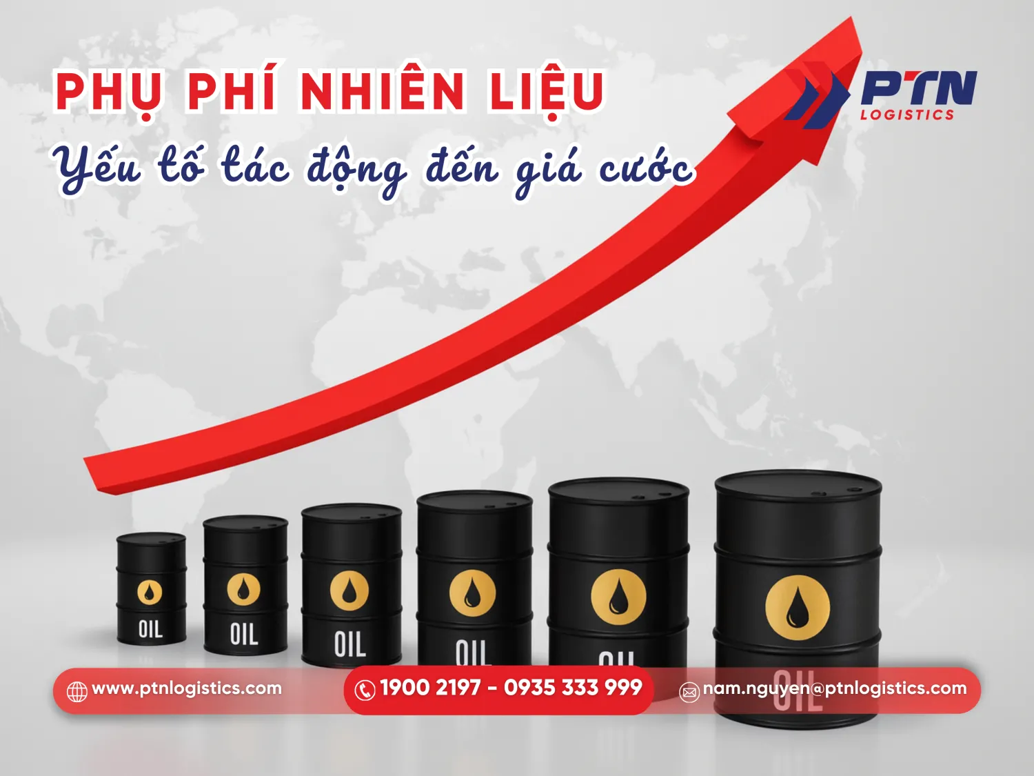 Giá xăng dầu và phụ phí nhiên liệu làm ảnh hưởng đến giá cước