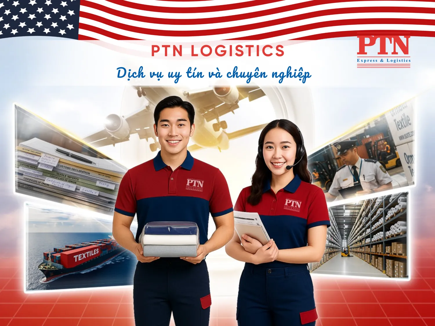 Giải pháp vận chuyển đi Mỹ tại PTN