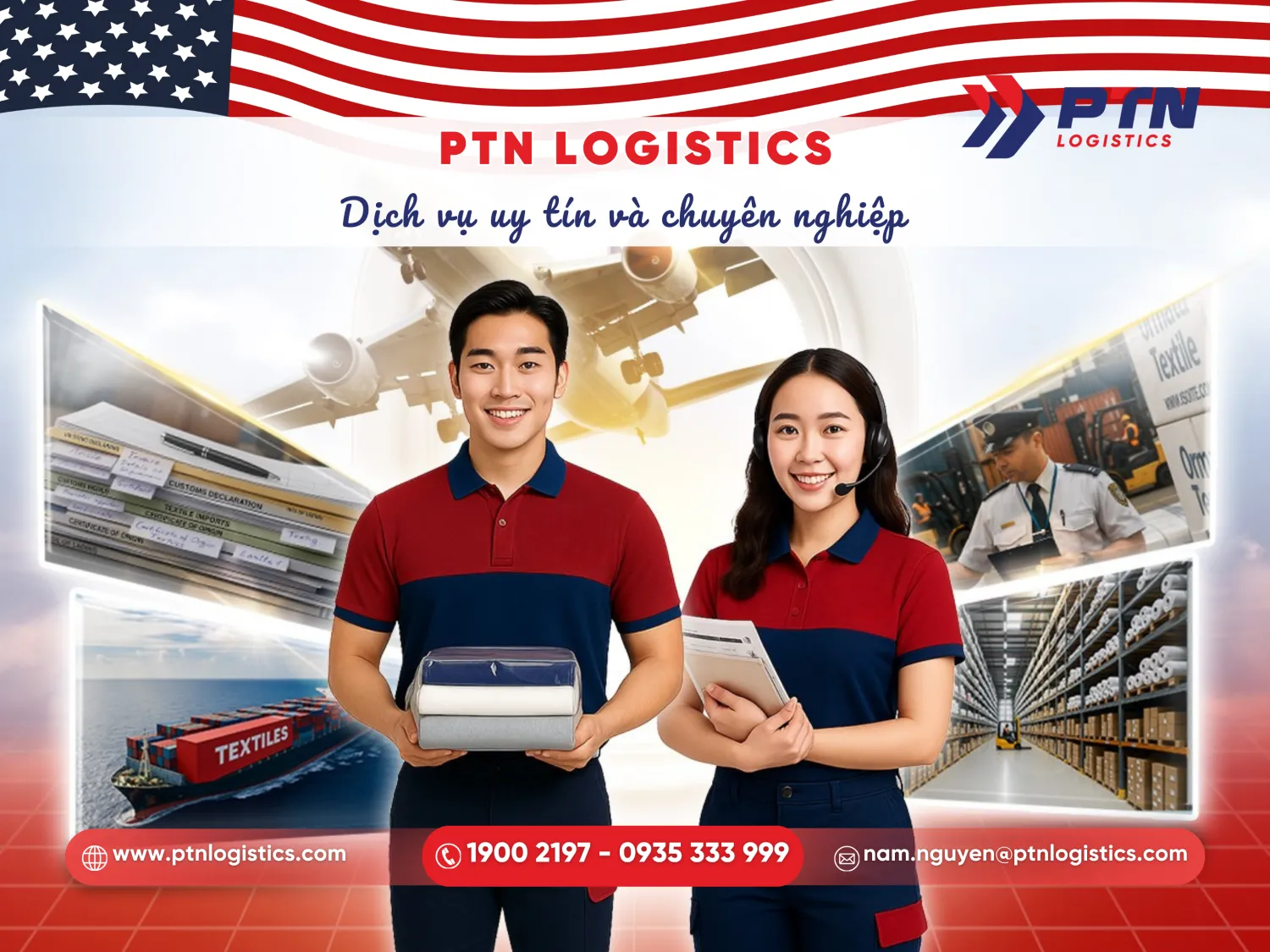 Giải pháp vận chuyển đi Myc uy tín tại PTN